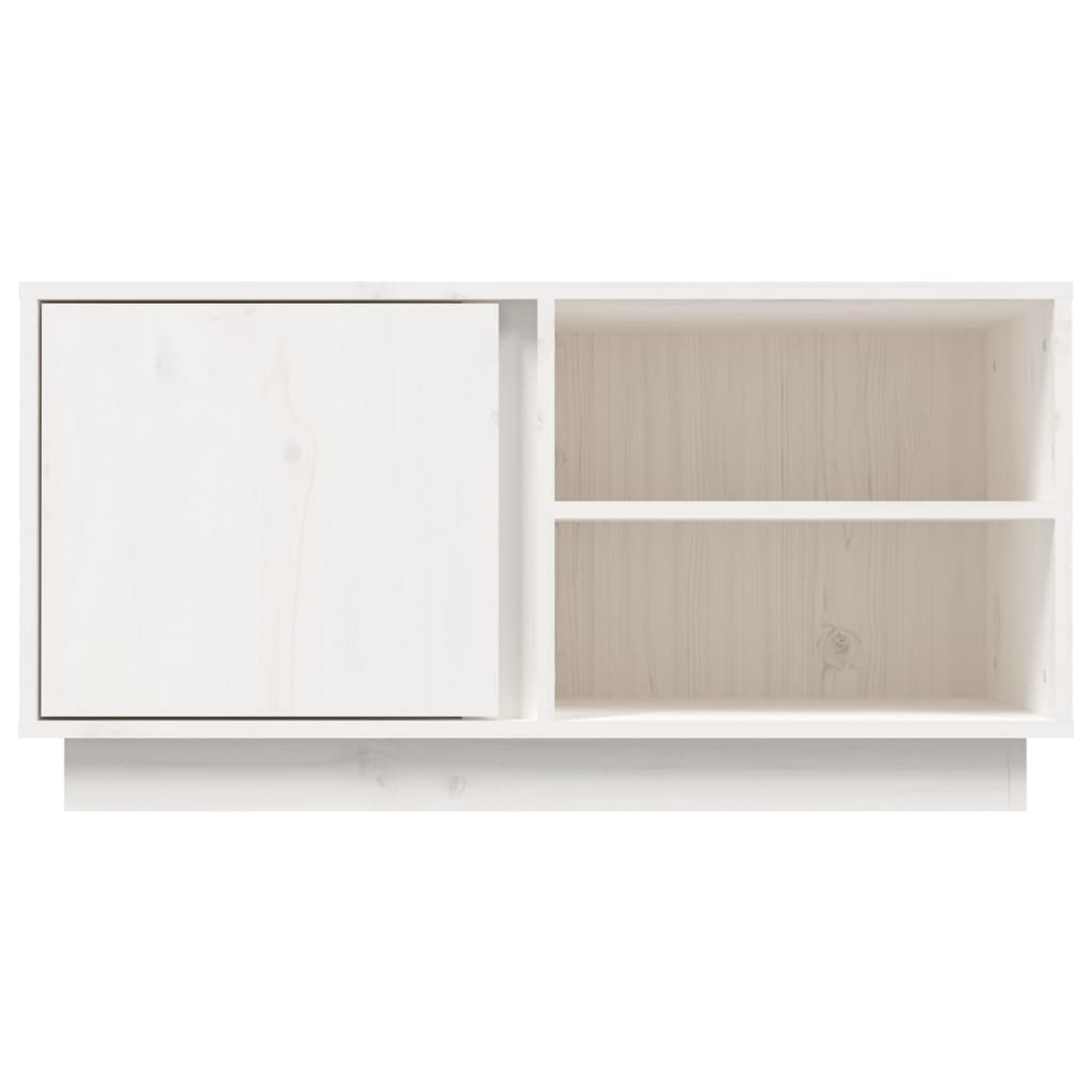 Comodă Tv, , 80X35X40,5 Cm, Lemn Masiv De Pin