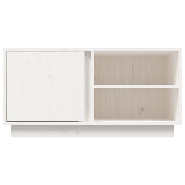 Comodă Tv, , 80X35X40,5 Cm, Lemn Masiv De Pin