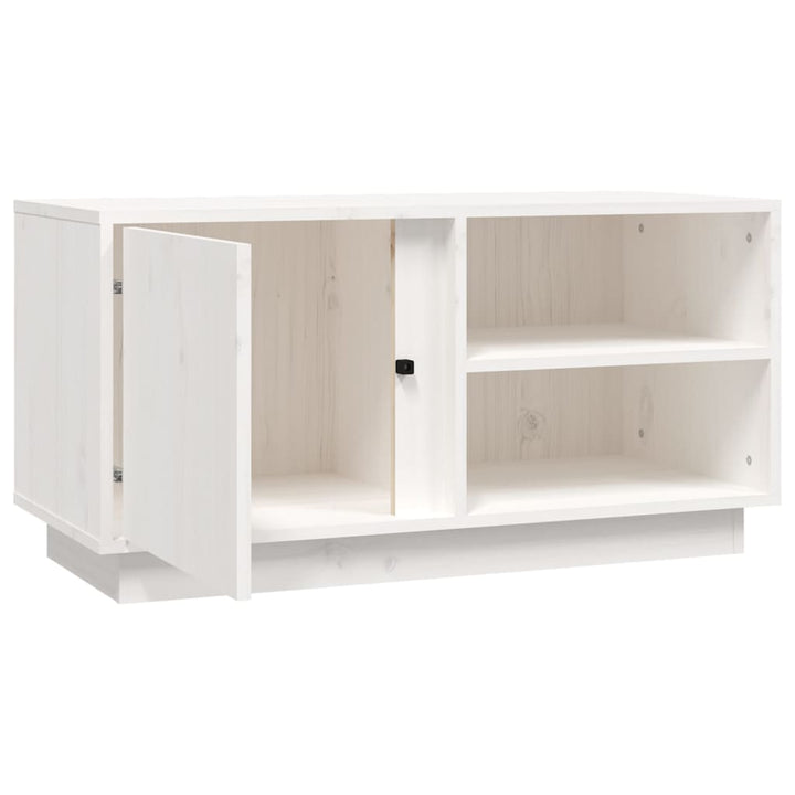 Comodă Tv, , 80X35X40,5 Cm, Lemn Masiv De Pin