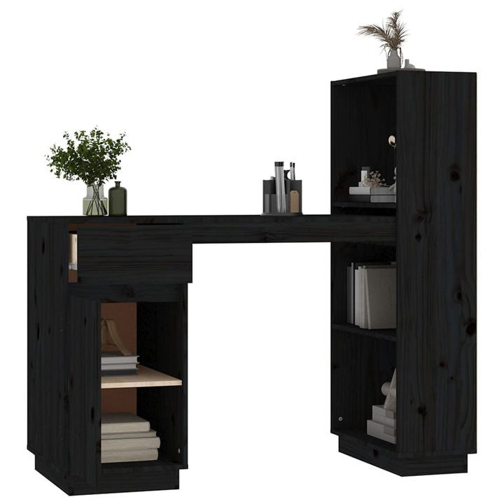 Birou, , 110X53X117 Cm, Lemn Masiv De Pin