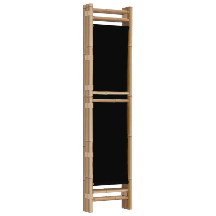 Separator De Cameră Pliabil Cu 3 Panouri 120 Cm Bambus Și Pânză