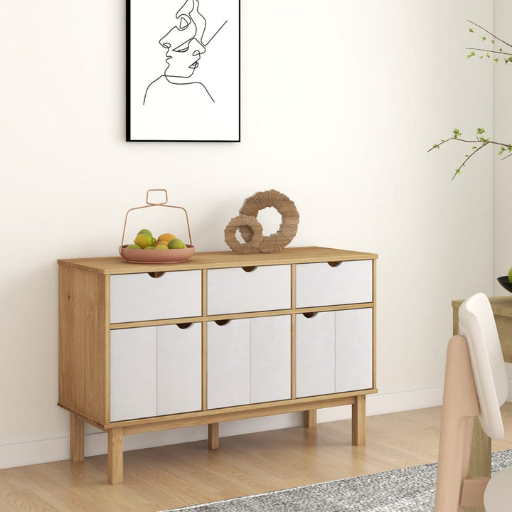 Servantă Otta, 114X43X73,5 Cm, Lemn Masiv De Pin