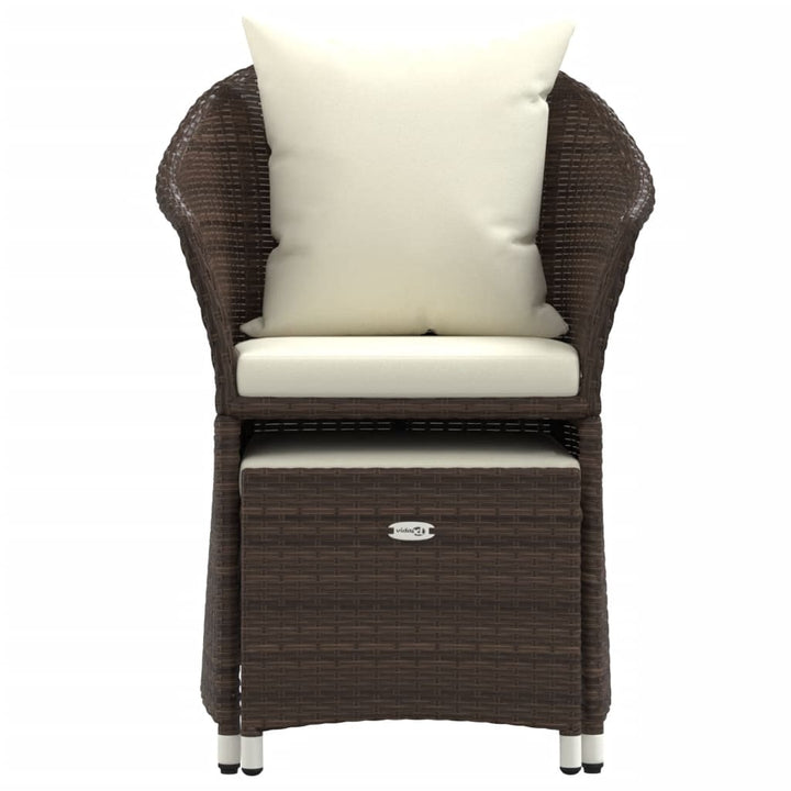 Set Mobilier De Grădină Cu Perne, 2 Piese, , Poliratan