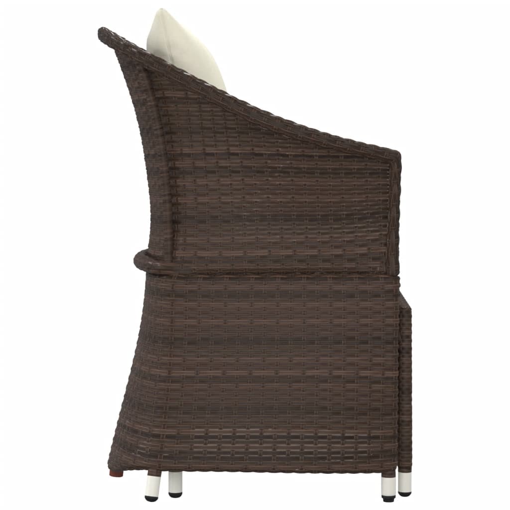 Set Mobilier De Grădină Cu Perne, 2 Piese, , Poliratan