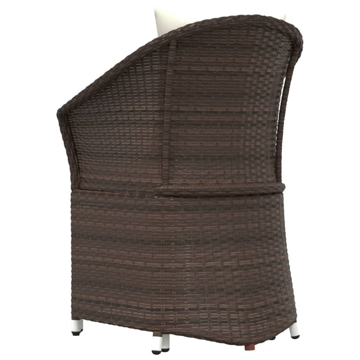 Set Mobilier De Grădină Cu Perne, 2 Piese, , Poliratan