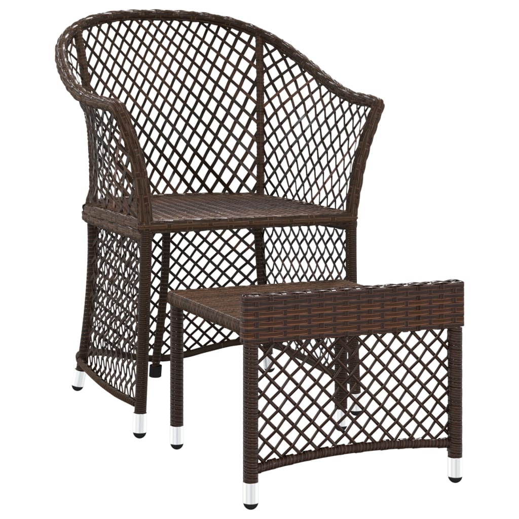 Set Șezlong De Grădină Cu Perne, 2 Piese, , Poliratan