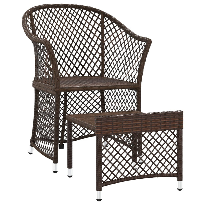 Set Șezlong De Grădină Cu Perne, 2 Piese, , Poliratan