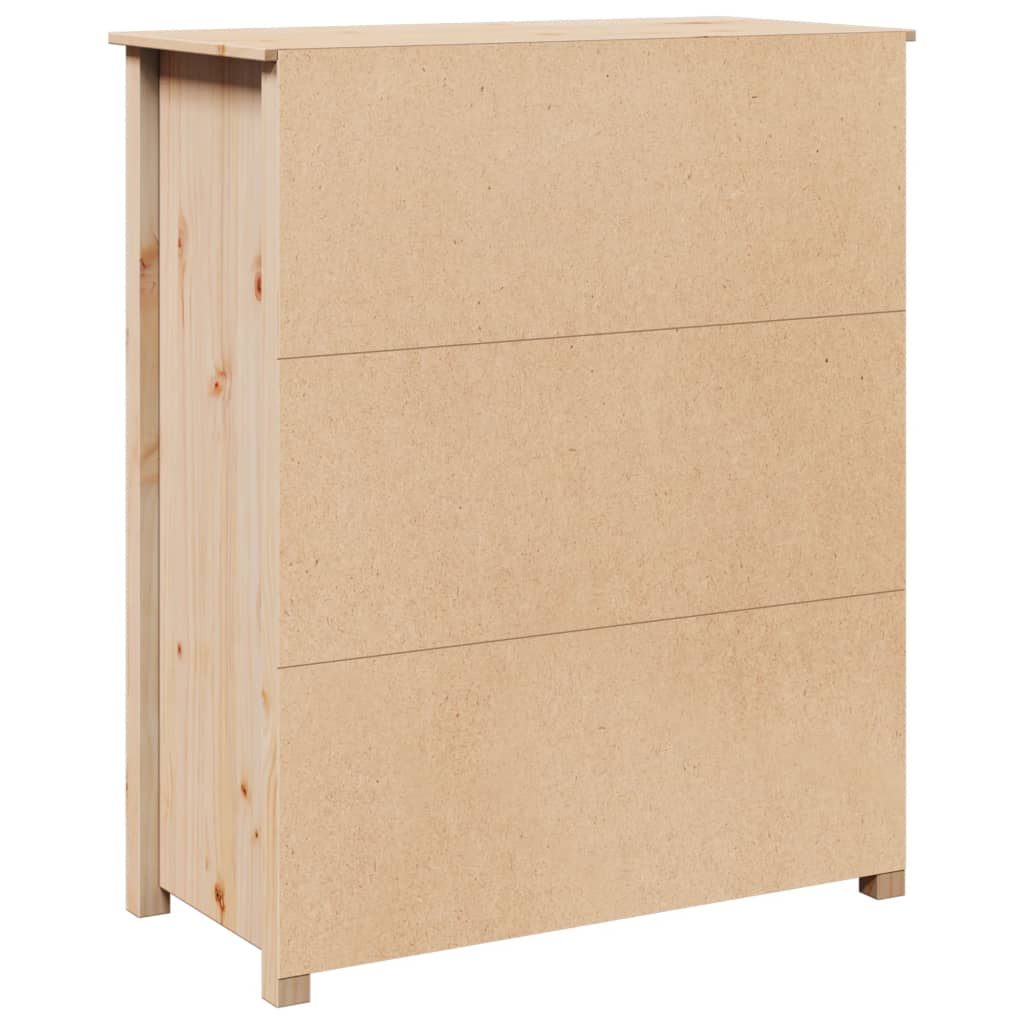 Dulap, 83X41,5X100 Cm, Lemn Masiv De Pin