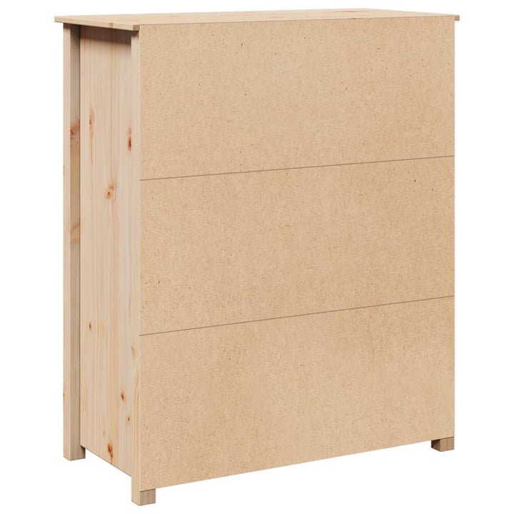 Dulap, 83X41,5X100 Cm, Lemn Masiv De Pin