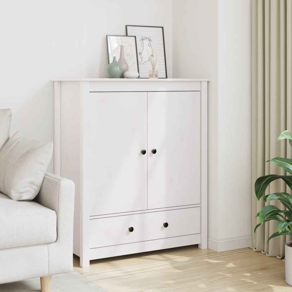 Dulap, 83X41,5X100 Cm, Lemn Masiv De Pin