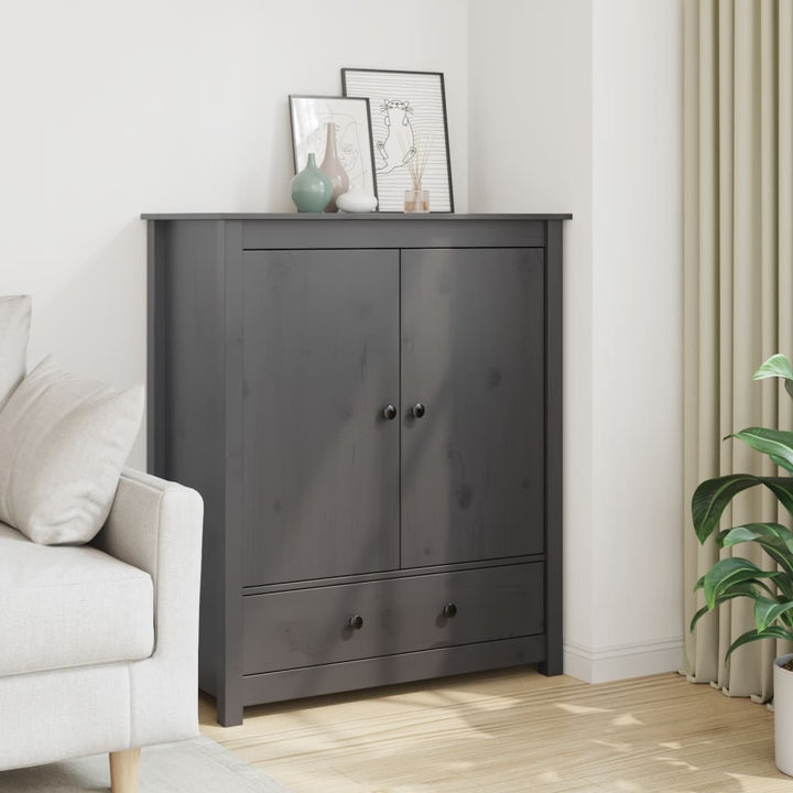 Dulap, 83X41,5X100 Cm, Lemn Masiv De Pin