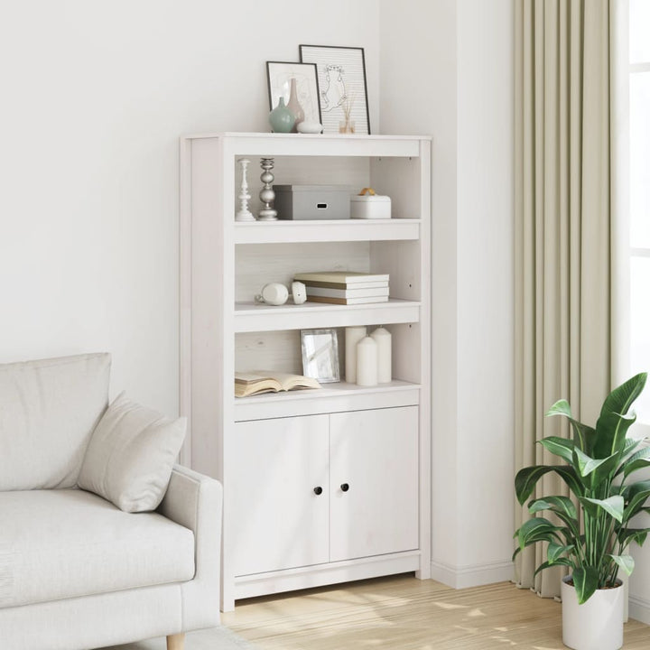Dulap Înalt, , 80X35X154 Cm, Lemn Masiv De Pin