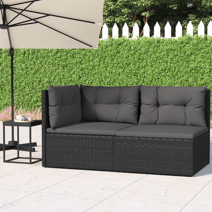 Set Mobilier De Grădină Cu Perne, 5 Piese, , Poliratan