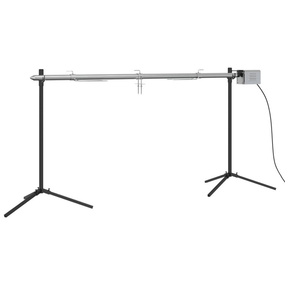 Grill Automat Cu Motor, 150X46,5X82,5 Cm, Oțel Inoxidabil