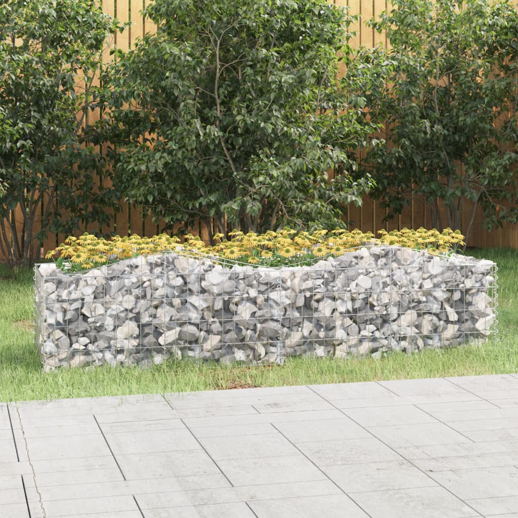 Strat Înălțat Cu Gabion Arcuit, , Fier Galvanizat