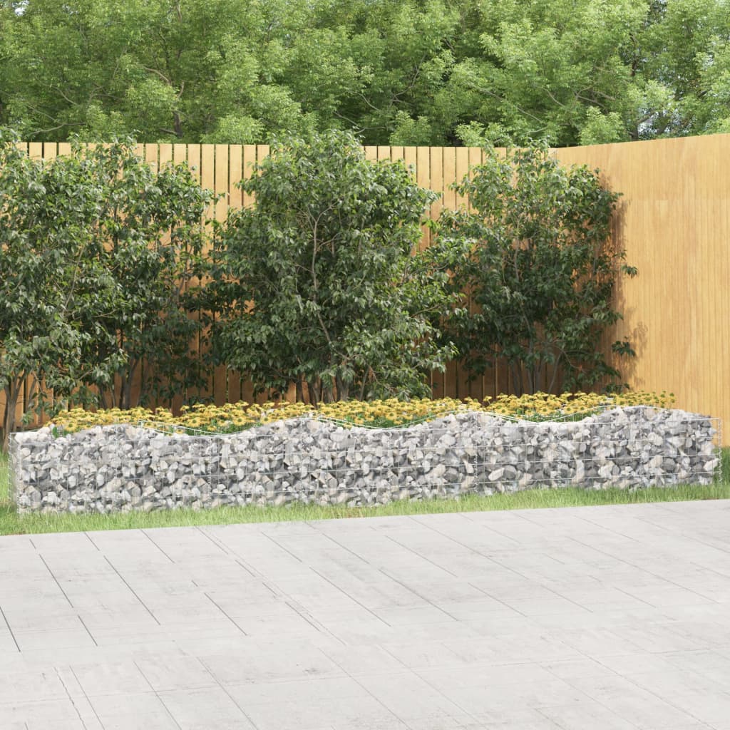 Strat Înălțat Cu Gabion Arcuit, , Fier Galvanizat