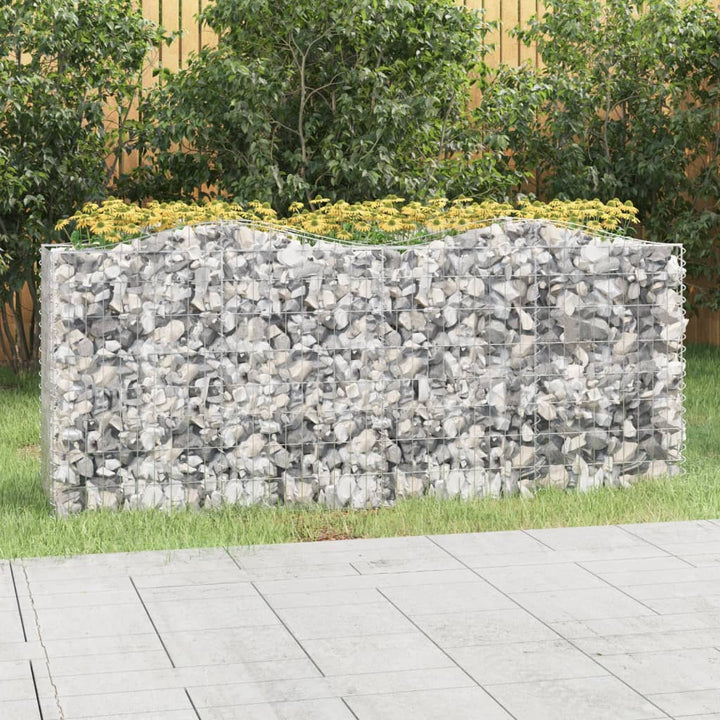 Strat Înălțat Cu Gabion Arcuit, , Fier Galvanizat