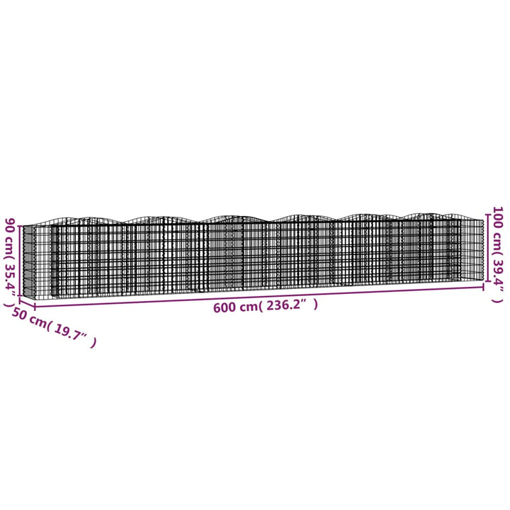 Strat Înălțat Cu Gabion Arcuit, , Fier Galvanizat