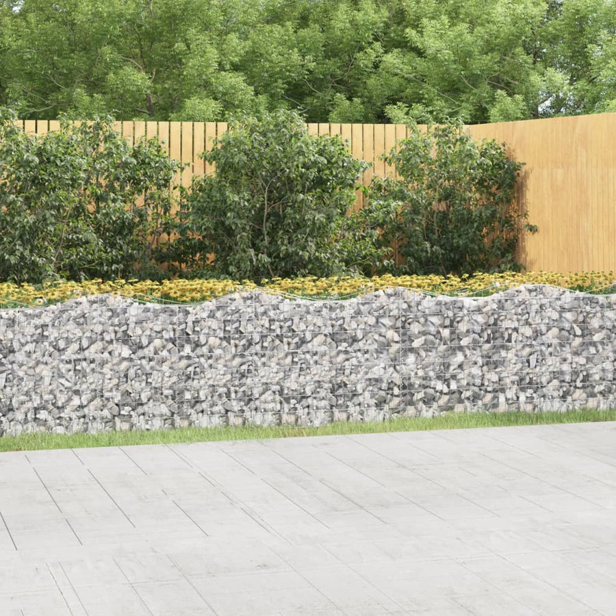 Strat Înălțat Cu Gabion Arcuit, , Fier Galvanizat