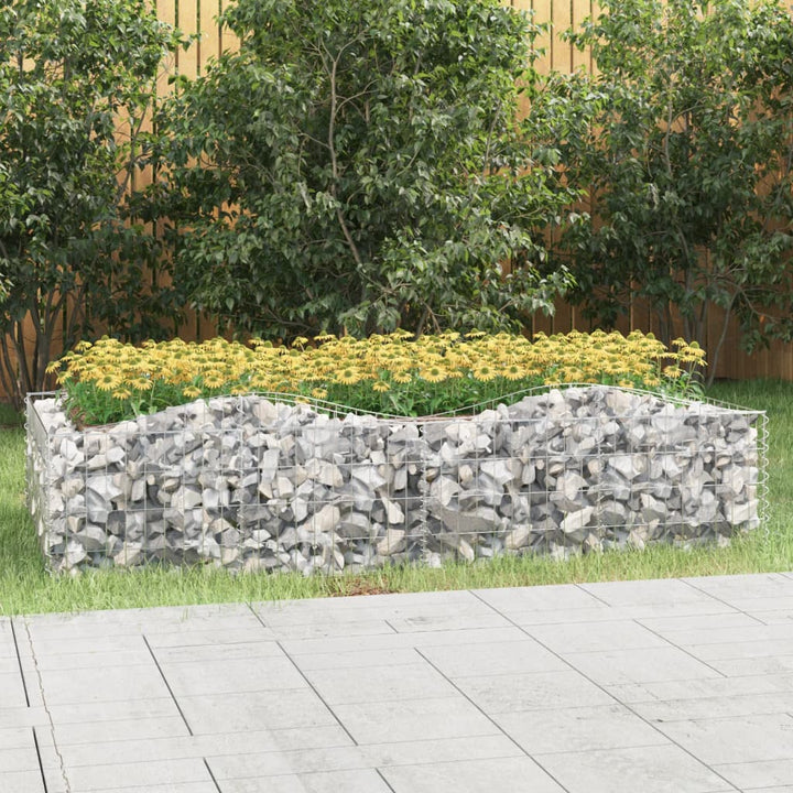 Strat Înălțat Cu Gabion Arcuit, , Fier Galvanizat