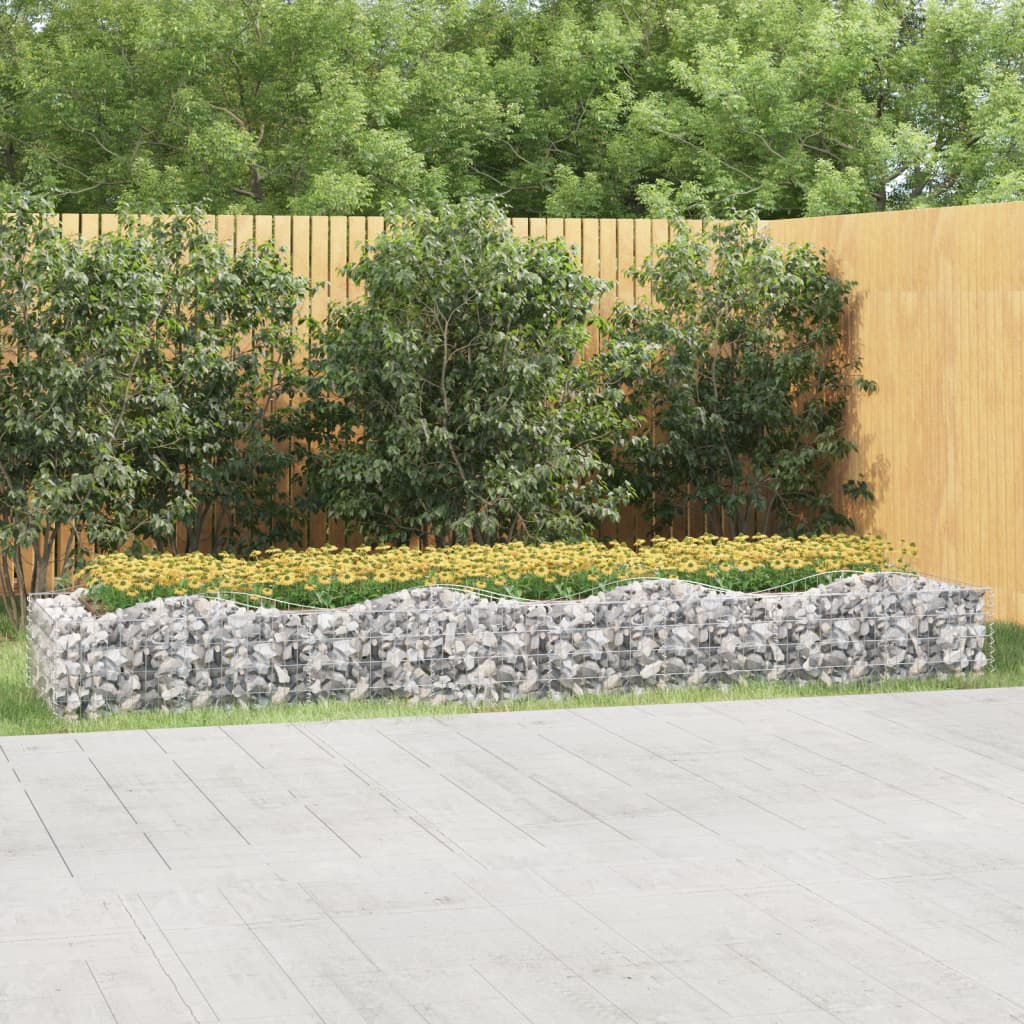 Strat Înălțat Cu Gabion Arcuit, , Fier Galvanizat