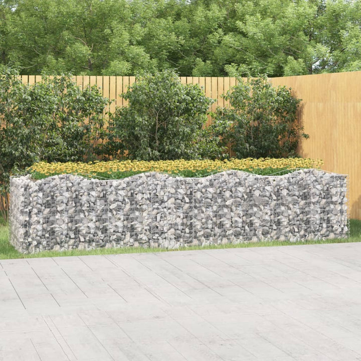 Strat Înălțat Cu Gabion Arcuit, , Fier Galvanizat