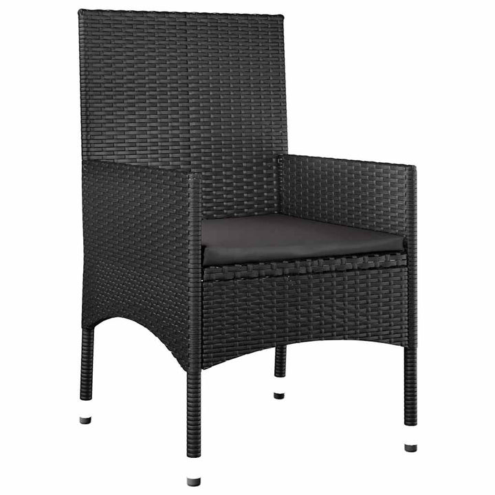 Set Mobilier Relaxare Grădină 4 Piese Cu Perne Poliratan
