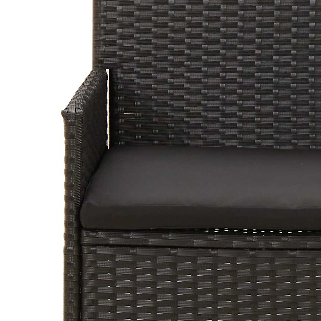 Set Mobilier Relaxare Grădină 4 Piese Cu Perne Poliratan