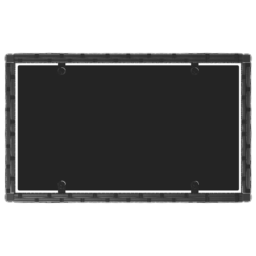 Set Mobilier Relaxare Grădină 4 Piese Cu Perne Poliratan Negru