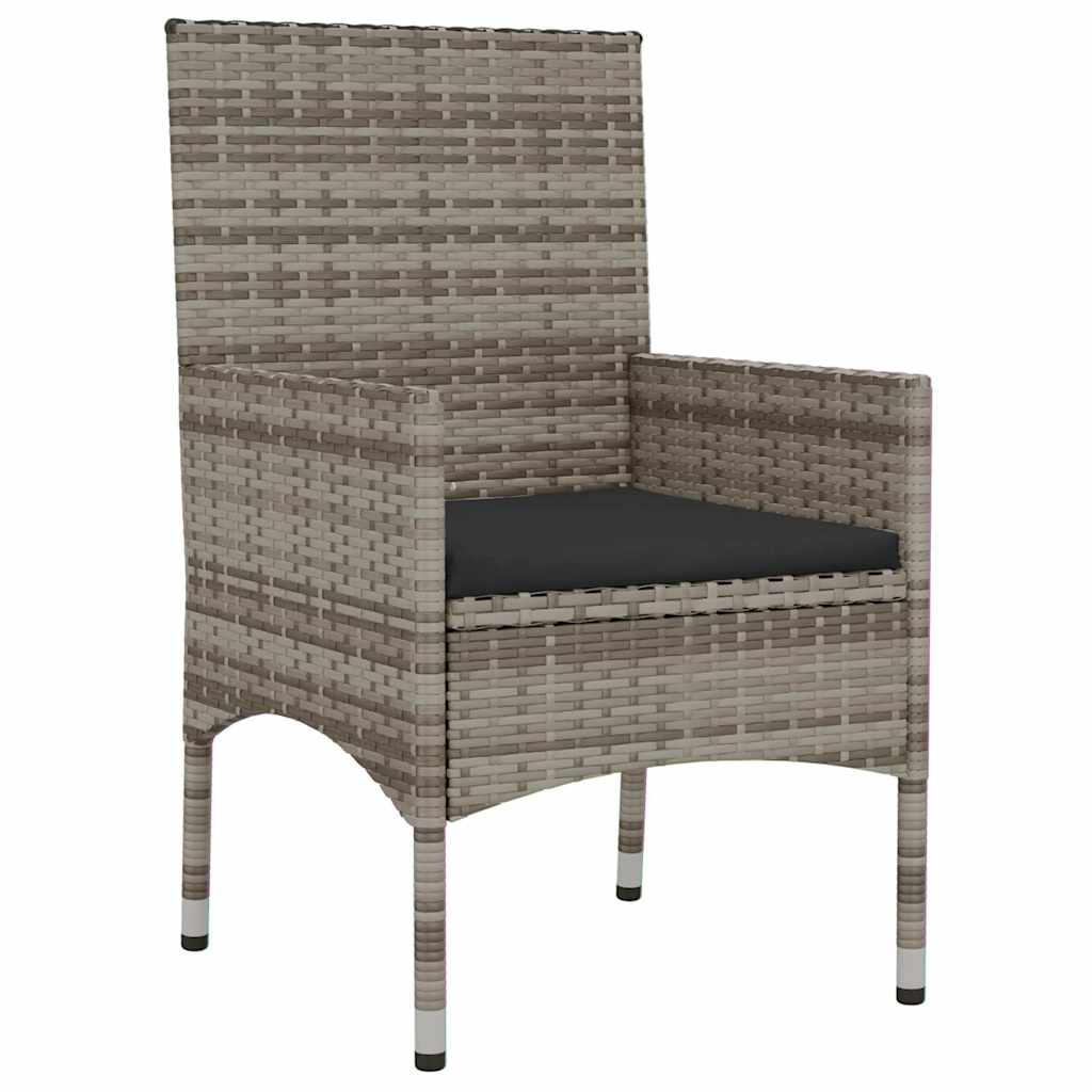 Set Mobilier De Grădină Cu Perne, 4 Piese, , Poliratan