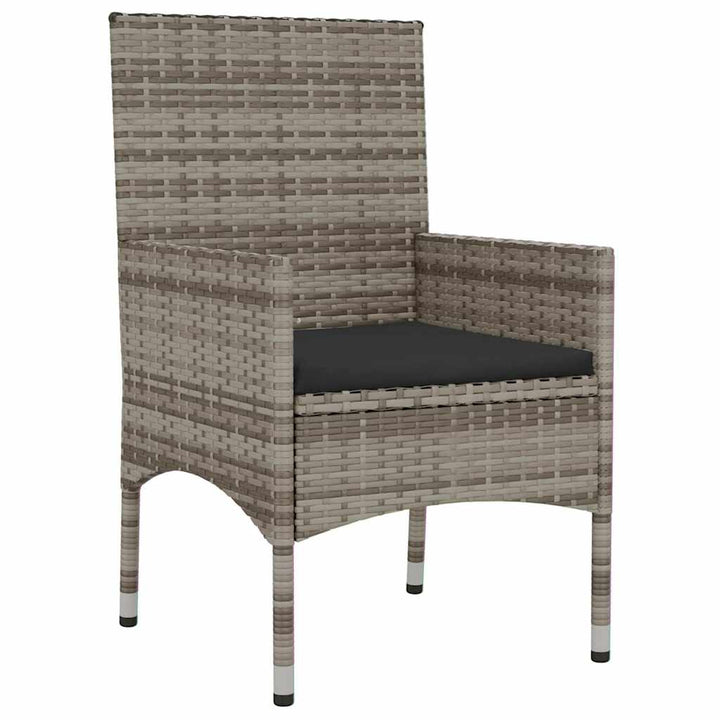 Set Mobilier De Grădină Cu Perne, 4 Piese, , Poliratan
