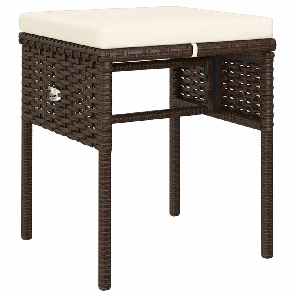 Set Mobilier De Grădină Cu Perne, 6 Piese, , Poliratan