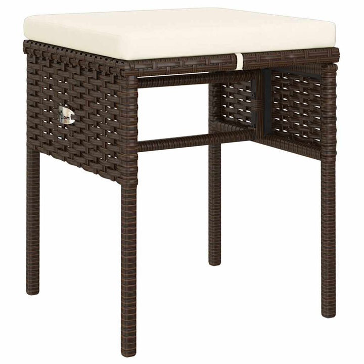 Set Mobilier De Grădină Cu Perne, 6 Piese, , Poliratan