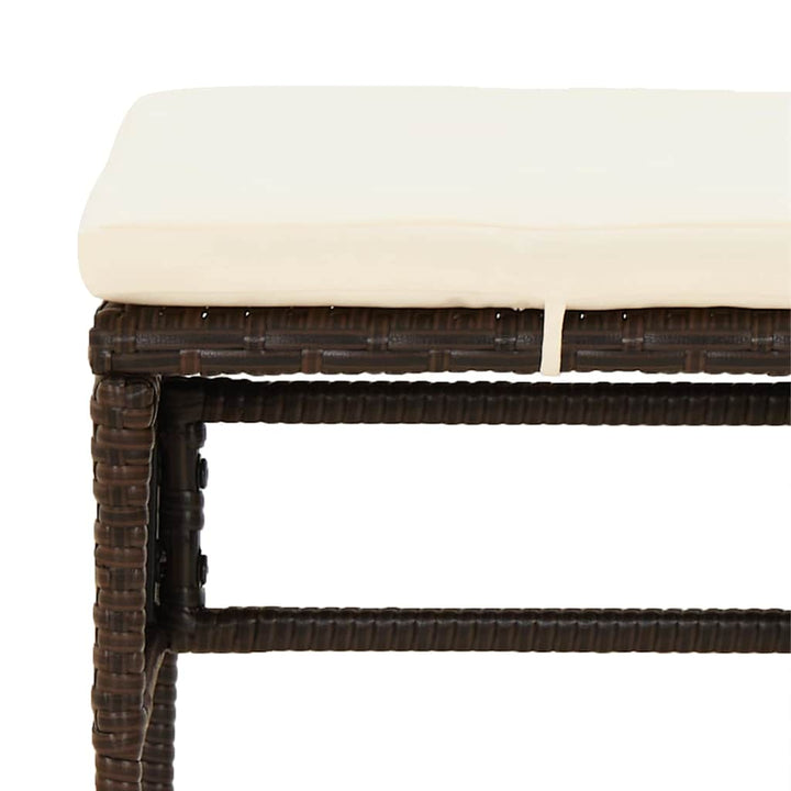 Set Mobilier De Grădină Cu Perne, 6 Piese, , Poliratan