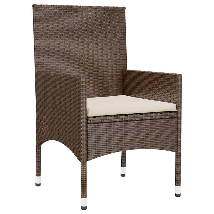 Set Mobilier De Grădină Cu Perne, 6 Piese, , Poliratan