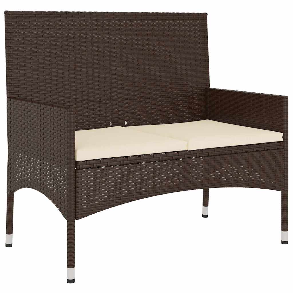 Set Mobilier De Grădină Cu Perne, 6 Piese, , Poliratan