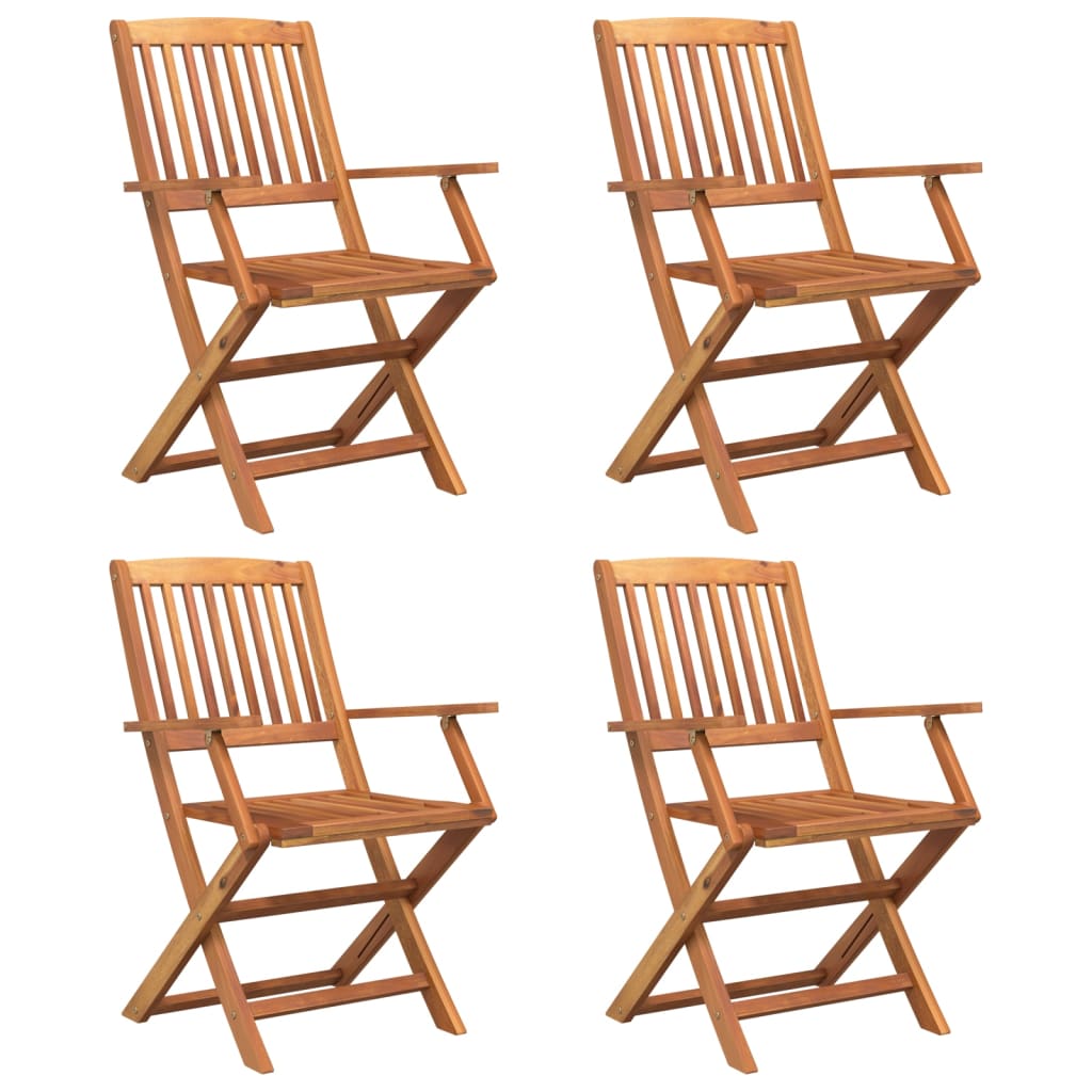 Set Mobilier De Grădină, 5 Piese, Lemn Masiv De Acacia