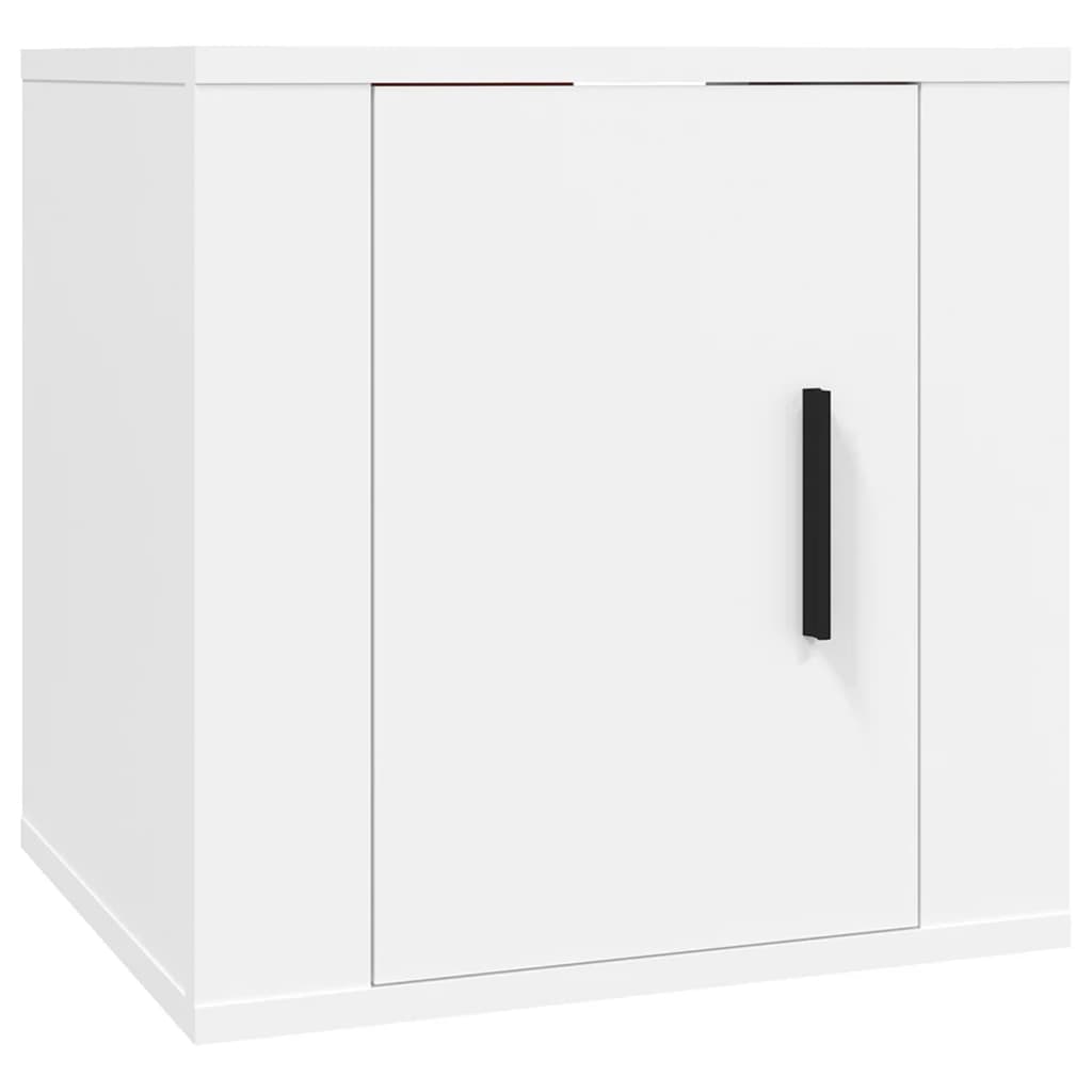 Dulap Tv Montat Pe Perete, , 40X34,5X Alb