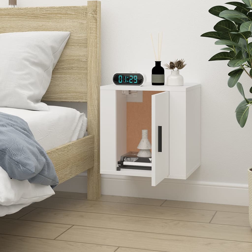 Dulap Tv Montat Pe Perete, , 40X34,5X Alb