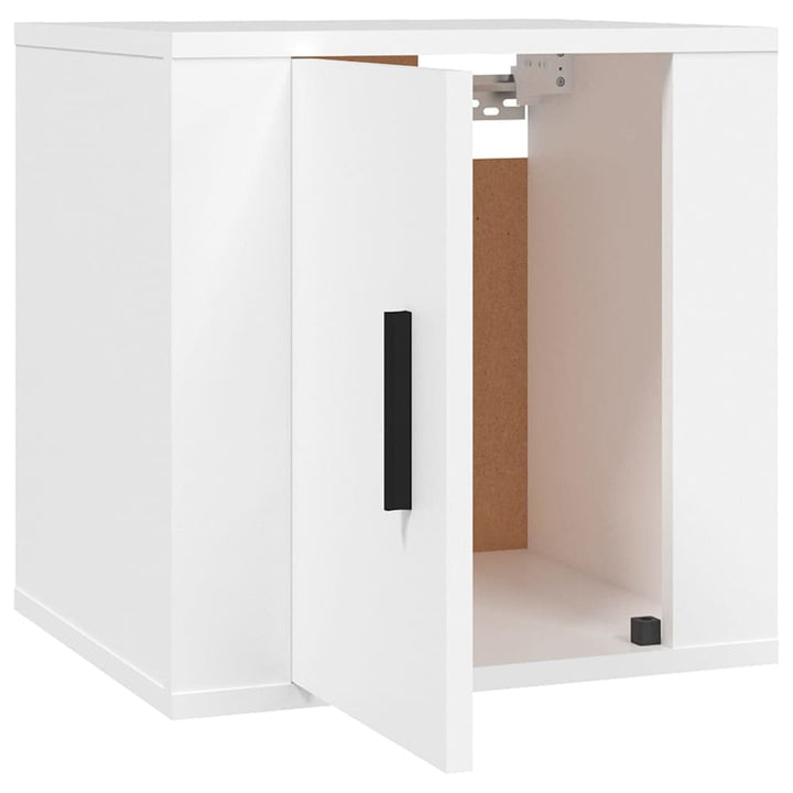 Dulap Tv Montat Pe Perete, , 40X34,5X Alb