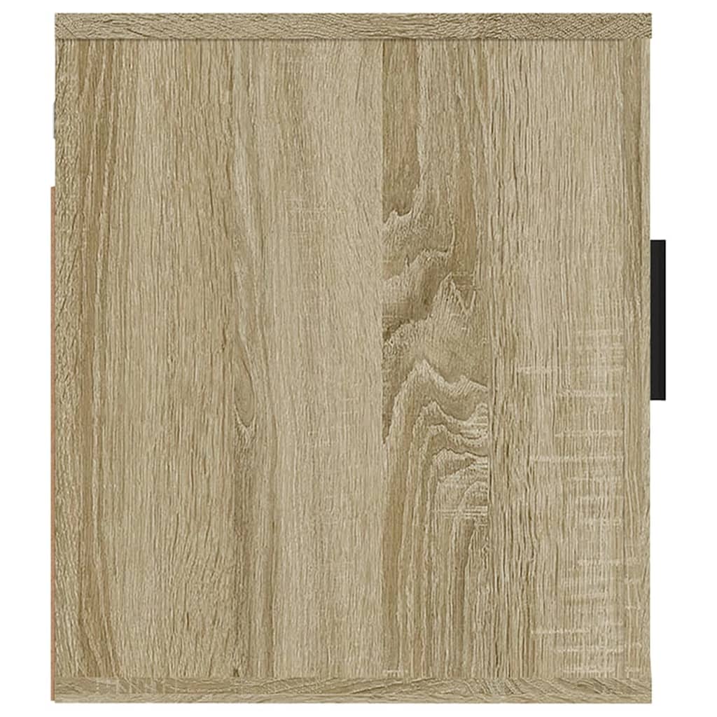 Dulapuri Tv Montate Pe Perete 2 Buc 40X34,5X Stejar Sonoma