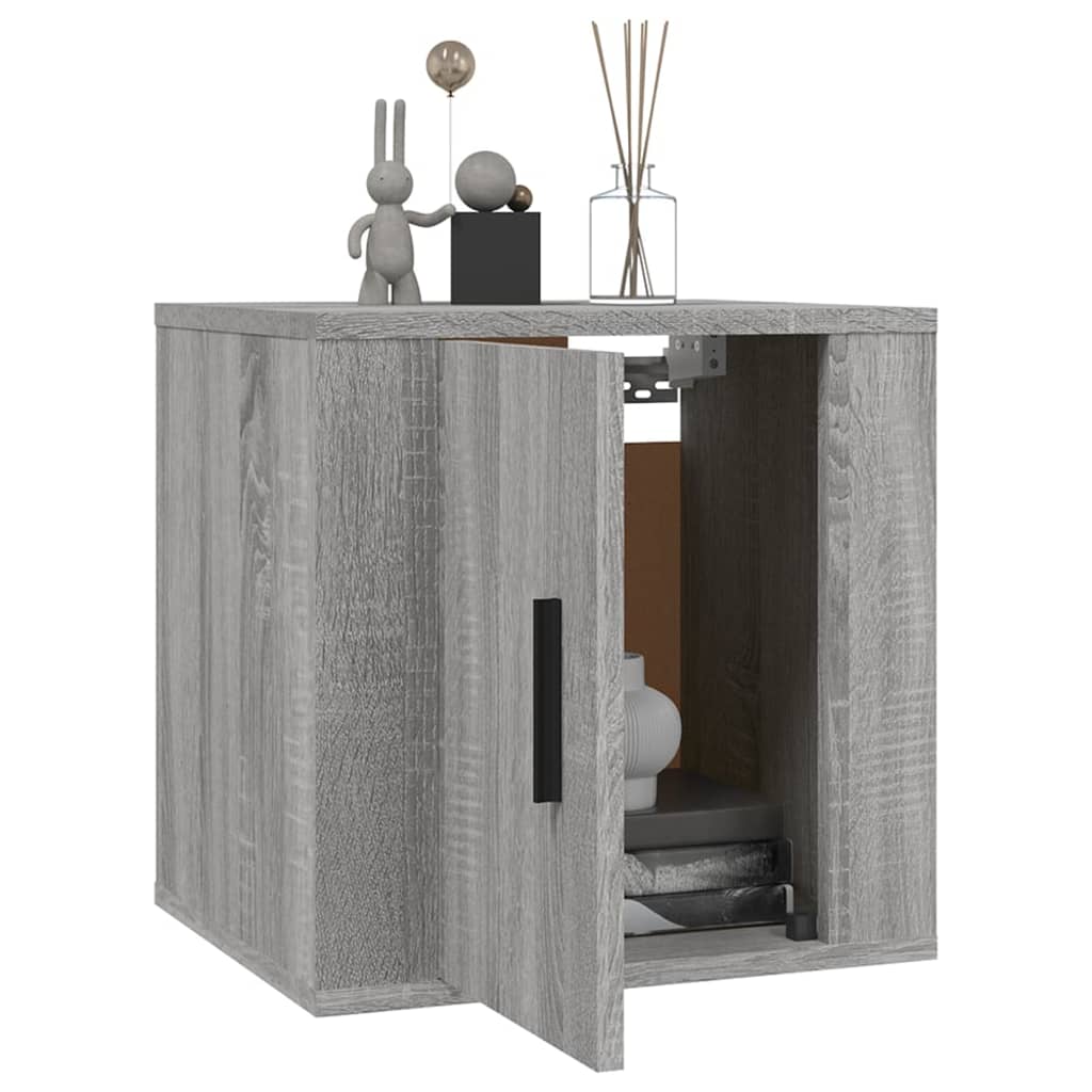 Dulap Tv Montat Pe Perete, Gri Sonoma, 40X34,5X Sonoma Gri