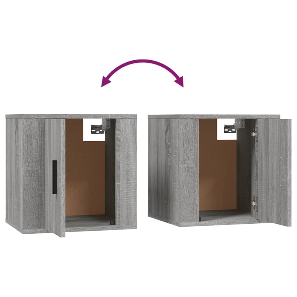 Dulap Tv Montat Pe Perete, Gri Sonoma, 40X34,5X Sonoma Gri