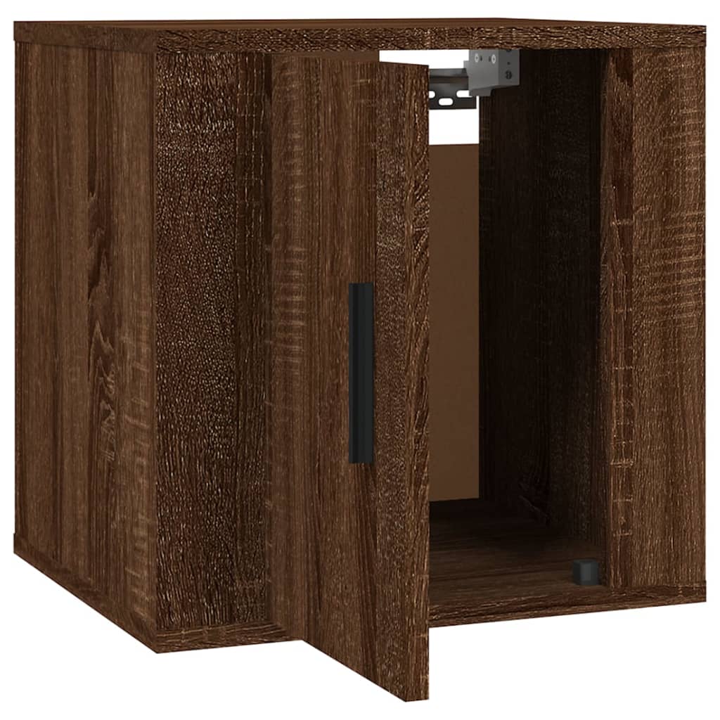 Dulap Tv Montat Pe Perete, Stejar Maro, 40X34,5X Stejar Brun