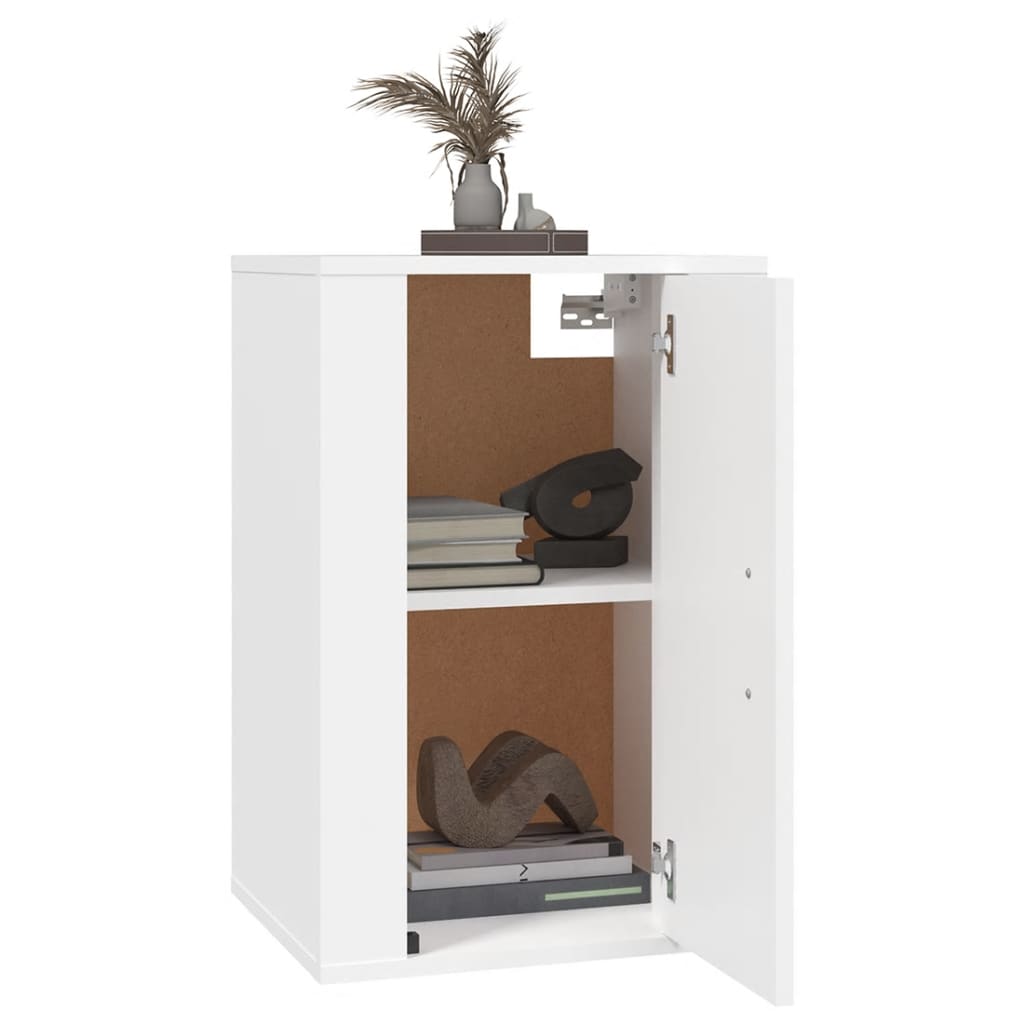 Dulapuri Tv Montate Pe Perete, 2 Buc., , 40X34,5X Alb