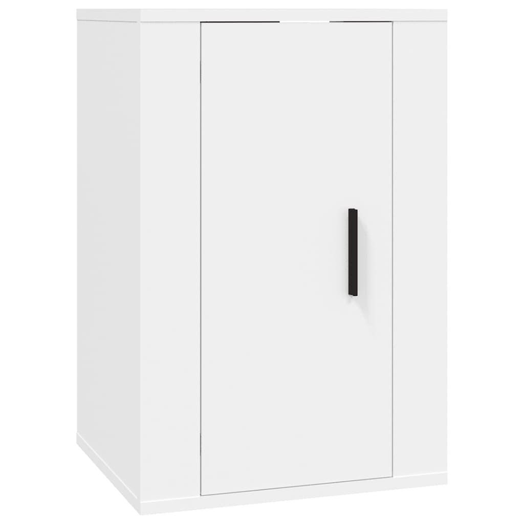 Dulapuri Tv Montate Pe Perete, 2 Buc., , 40X34,5X Alb