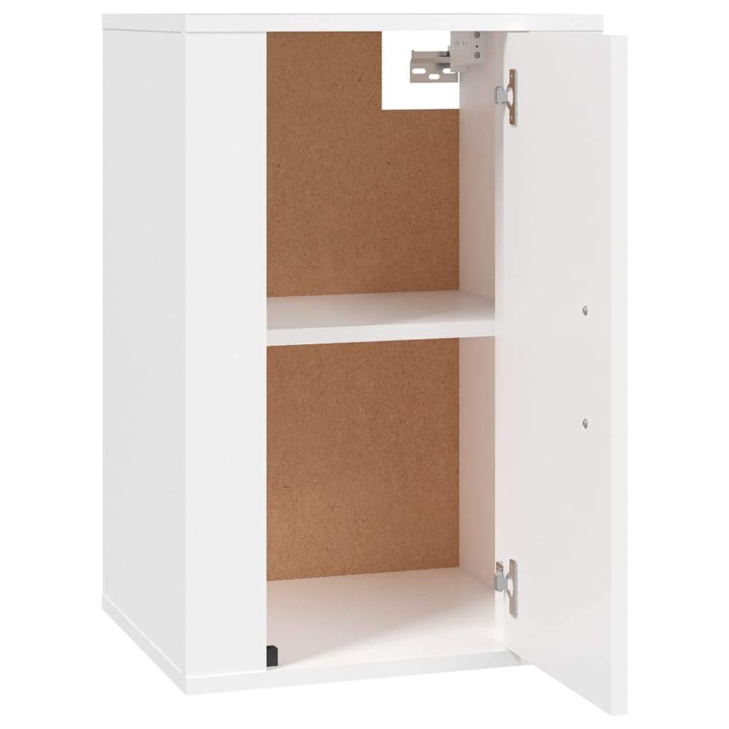 Dulapuri Tv Montate Pe Perete, 2 Buc., , 40X34,5X Alb