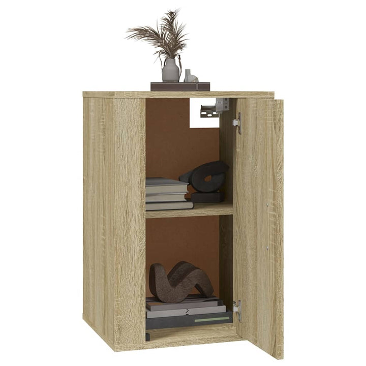 Dulapuri Tv Montate Pe Perete 2 Buc 40X34,5X Stejar Sonoma