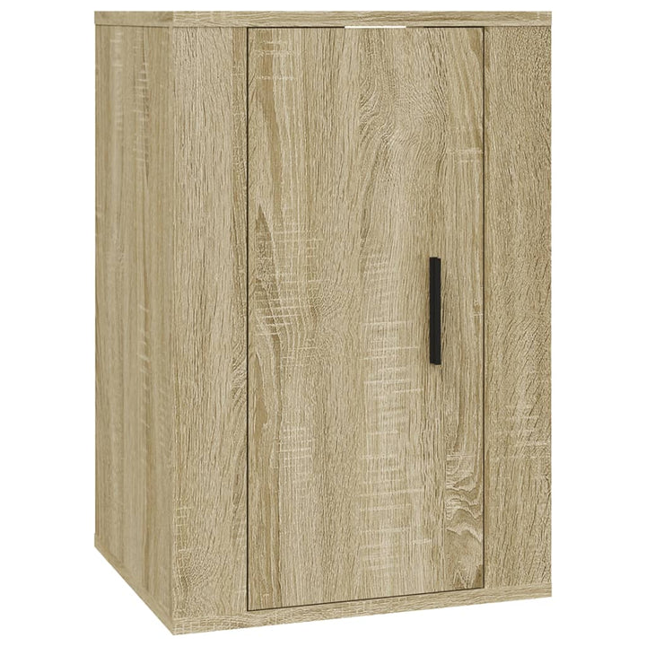 Dulapuri Tv Montate Pe Perete 2 Buc 40X34,5X Stejar Sonoma