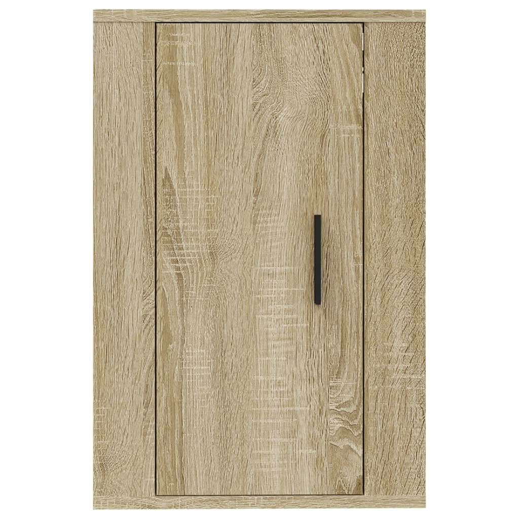 Dulapuri Tv Montate Pe Perete 2 Buc 40X34,5X Stejar Sonoma